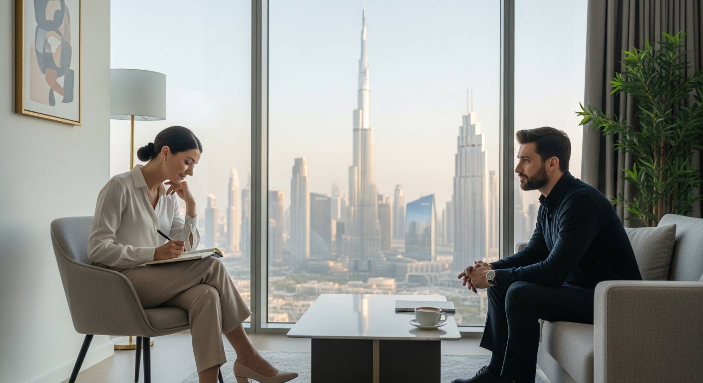 A therapy session in Dubai